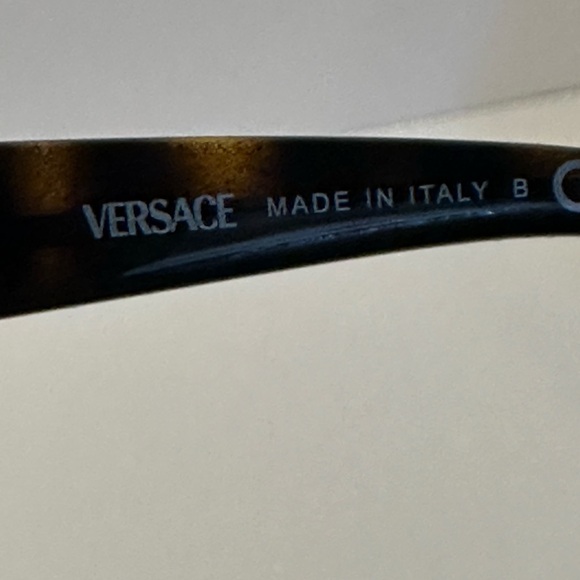 Versace Tortoise and Gold Sunglasses - Picture 7 of 8